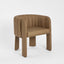 Clara Dining Chair with Arms Tan