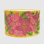 Pink Frangpani Drum Shade 40x25cm Yellow