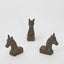 Horse Set of 3 Cast Iron Pot Feet