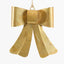 Gold Metal Hanging Bow Decoration