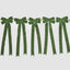 Verdant Velvet Bow Garland Green