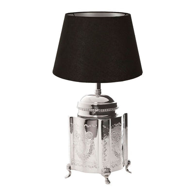 Kensington Lge Table Lamp Base Nickel - House of Isabella AU