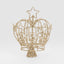 Vintage Tinsel Crown Decoration Large