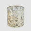 Mercury Floral Glass Candle Holder Small