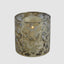 Mercury Floral Glass Candle Holder Small