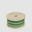Designer Grosgrain Single Stripe Green & Gold 25 mm x 10m