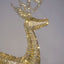 Wrapt Light Up Golden Reindeer Medium