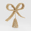 Golden Bow Tree Topper