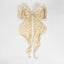 Large Silk Bow Cream
