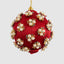 Scarlet Silk Pearl Cluster Bauble