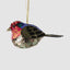 Puffy Sequin Hanging Bird Blue Multi