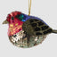 Puffy Sequin Hanging Bird Blue Multi