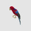 Mini Crimson Rosella Hanging Bird