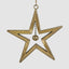 Golden Hanging Star with Bell Large