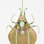Maharajah Beaded Beetle Decoration Gold