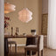 Bow Dining Table Dark Walnut