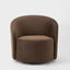 Sierra Swivel Armchair Chocolate