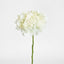 Soft Touch Hydrangea Flower Stem 75cm Cream