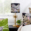 Velvet Drum Shade - Banksia - Black Multi Medium