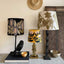 Velvet Drum Shade - Banksia - Black Multi Medium