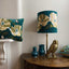 Wildflower Velvet Drum Shade Teal Multi