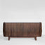 Bow 2 Door Buffet Dark Walnut