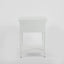 Dakota Bed Side Table 1 Drawer White