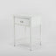 Dakota Bed Side Table 1 Drawer White
