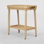 Royce Fluted Oak Bar Cart Natural