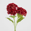 Real Touch Hydrangea 5 Head Bunch Burgundy