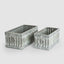Saintes Zinc Planters Set of 2