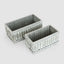Saintes Zinc Planters Set of 2