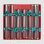 Noel Stripe Emerald Crackers â€“ Box of 6