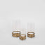 Golden Star Candle Stands Set of 3