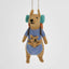 Camping Kangaroo With Joey Hanging Tree Decoration