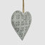 Etienne Lace Heart Decoration Large