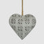 Etienne Lace Heart Decoration Small