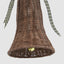 Rattan Bell Ornament Chocolate Brown