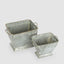 Parterre Zinc Planters Set of 2