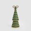 Tiffany Bow Stripe Cone Tree Small Green