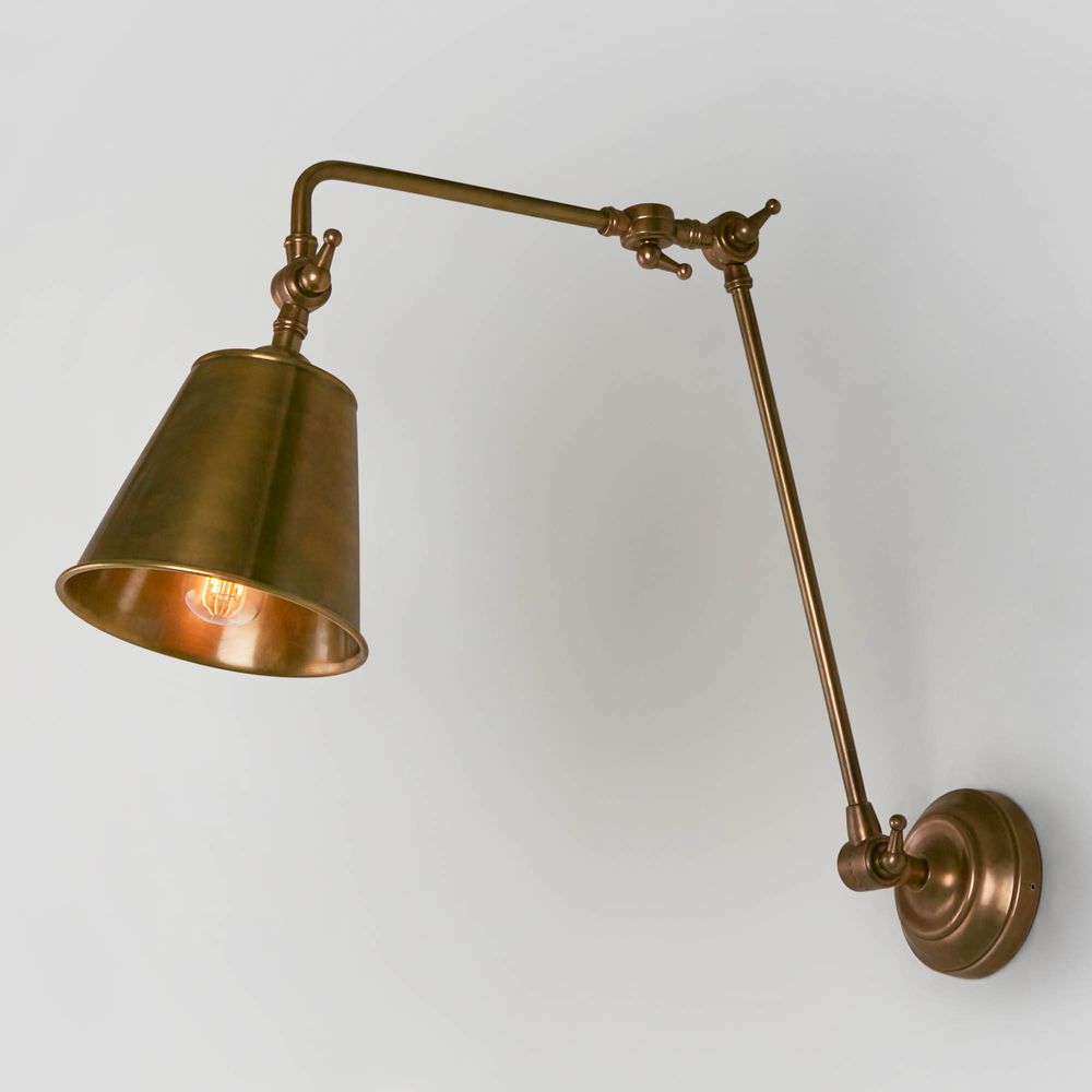 Cromwell Wall Lamp Brass - House of Isabella AU