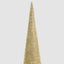Bugle Bead Cone Tree Gold