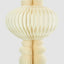 Paper Crest Finial Decoration White