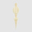 Paper Jousting Finial Decoration White