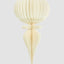 Paper Bulb Finial Decoration White