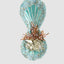 Oyster Shell Hanging Tree Decoration Teal