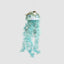 Fancy Jelly Fish Hanging Decoration Teal