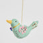 Felt Dove Hanging Decoration Green