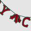 Merry Christmas Garland Red