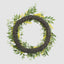Wattle Eucalyptus Leaf Wreath 55cm